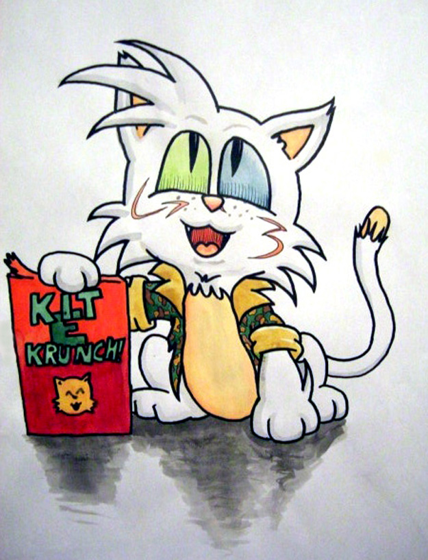 Blitzer the cat